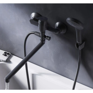 Смеситель для ванны с душем AM.PM X-Joy F85A90122 черный