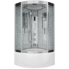 Душевая кабина Niagara Luxe 7790W хром, металлик, с высоким поддоном, с сиденьем