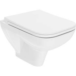 Комплект Унитаз подвесной DIWO Сочи 7508N003-0079 безободковый + Крышка Yakut 0344 с микролифтом + Инсталляция AlcaPlast AM101/1120-4:1 RU M578-0001 кнопка смыва черная