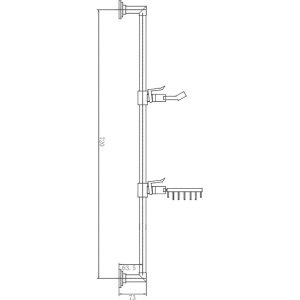 Душевая штанга Haiba HB8009