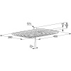 Верхний душ Kludi Freshline 6440005-00 40х26 см