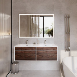 Тумба с раковиной STWORKI Вестервик 120 орех каньон