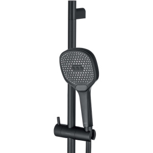 Душевой гарнитур Акватек AQ2021MB С ВНУТРЕННЕЙ ЧАСТЬЮ, 73 см, черный