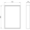 Мебель для ванной ASB-Mebel Монца 60 дуб золотой