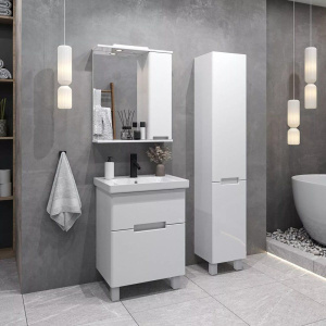 Зеркало-шкаф SanStar Ориана 60 белое