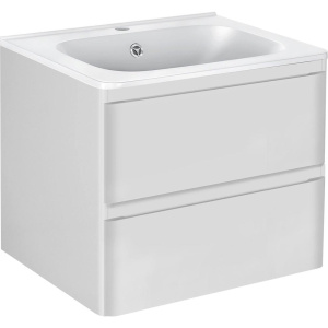 Тумба с раковиной Vincea Vico 60 белая глянцевая