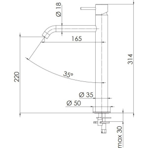 Купить Смеситель для раковины Remer X Style X11LXLDO золото глянцевое в Москве с доставкой Смеситель для раковины Remer X Style X11LXLDO золото глянцевое