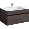 Тумба с раковиной Vincea Chiara 80 темный дуб