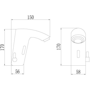 Смеситель для раковины Savol S-GY8865