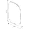 Зеркало AM.PM Func 65, прямоугольное