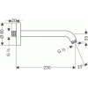 Кронштейн для верхнего душа Hansgrohe 27412000