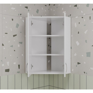 Шкаф Style Line Эко Стандарт 45, угловой, белый