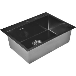 Мойка кухонная Wisent WS37050B с PVD покрытием, с дозатором