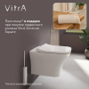 Унитаз подвесной VitrA Zentrum Square 7484B003-0075 безободковый, с микролифтом