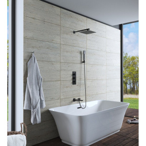 Душевой комплект Timo Petruma SX-5049/03SM с термостатом, черный