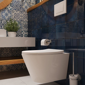 Кнопка смыва Aqueduto Quadrado QUA0110, европейский белый