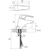 Смеситель для раковины Ravak Rosa RS 012.00