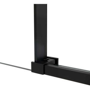Душевой уголок Vincea Slim Soft VSR-1SS9013CLB 130x90, профиль черный, стекло прозрачное
