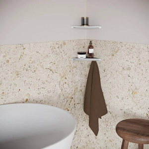 Купить Полка Ravak SLIM C  X07P578  угловая сатин/хром в Москве с доставкой Полка Ravak SLIM C  X07P578  угловая сатин/хром