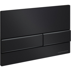 Система инсталляции для унитазов Ceramicanova Envision Flat CN1002B кнопка черная матовая