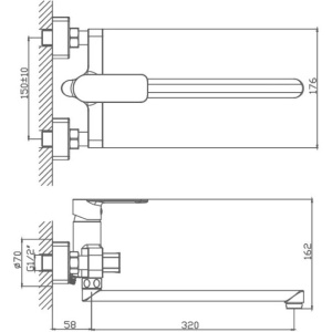 Универсальный смеситель Haiba HB22617