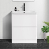 Тумба с раковиной BelBagno Albano 70 напольная, bianco lucido