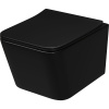 Унитаз подвесной BOND Cube F04-108 безободковый, с микролифтом, черный