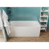 Акриловая ванна Vagnerplast Kasandra 160x70 см, с каркасом, ультрабелая