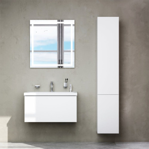 Тумба с раковиной AM.PM Gem 75 белый глянец, с 1 ящиком