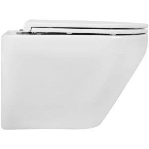 Унитаз подвесной с сиденьем микролифт Aquatek Лея AQ1199T-00 безободковый