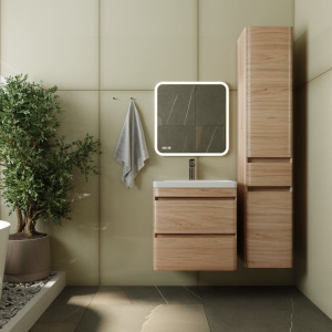 Купить Мебель для ванной Style Line Атлантика 60 Люкс Plus, подвесная, ясень перламутр в Москве с доставкой Мебель для ванной Style Line Атлантика 60 Люкс Plus, подвесная, ясень перламутр