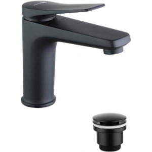 Смеситель для раковины Lemark Bronx LM3706BL черный