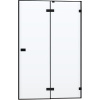 Душевая дверь в нишу Cezares Bellagio BELLAGIO-B-12-100-C-NERO 100 см, черная