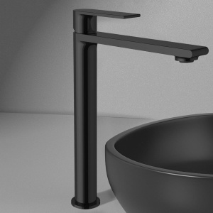 Купить Смеситель для раковины Vincea Vogue VBF-1V2MB черный в Москве с доставкой Смеситель для раковины Vincea Vogue VBF-1V2MB черный