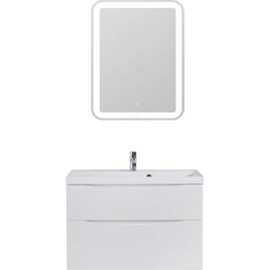Тумба с раковиной BelBagno Marino H60 bianco lucido, 90 см