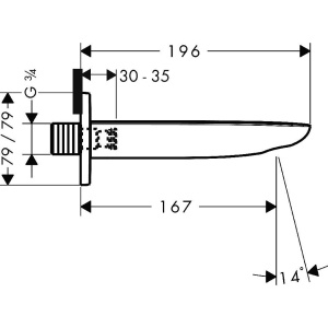 Купить Излив Hansgrohe PuraVida Puravida 15412400 для ванны в Москве с доставкой Излив Hansgrohe PuraVida Puravida 15412400 для ванны