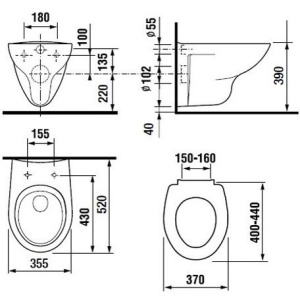 Крышка-сиденье Roca Mateo ZRU9302815