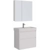 Мебель для ванной Lemark Combi 80, белая глянцевая