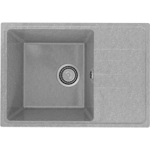 Комплект Мойка кухонная Practik PR-M 600-003 светло-серая + Смеситель Rush Siple SI7335-60Grey серый, с гибким изливом