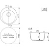 Мойка кухонная Practik PR-M 475-003 светло-серая