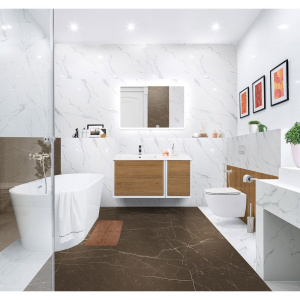 Купить Тумба с раковиной Cezares Bellagio 106 L rovere tabacco в Москве с доставкой Тумба с раковиной Cezares Bellagio 106 L rovere tabacco