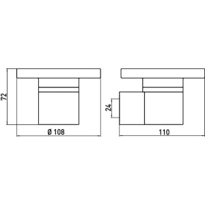 Купить Мыльница Emco System 2 3530 001 00 подвесная в Москве с доставкой Мыльница Emco System 2 3530 001 00 подвесная