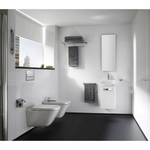 Купить Унитаз подвесной Roca Gap 34647L000 безободковый, с микролифтом в Москве с доставкой Унитаз подвесной Roca Gap 34647L000 безободковый, с микролифтом