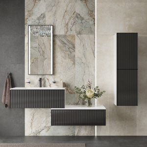 Тумба STWORKI Левангер 100 белая матовая