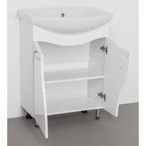 Тумба с раковиной Style Line Амелия 65 белая