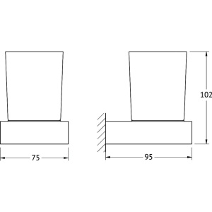 Стакан Artwelle Regen 8321