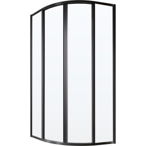 Душевой уголок Ravak Supernova SKCP4-80 195 Transparent, профиль черный