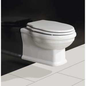 Унитаз подвесной BelBagno Boheme BB115CH безободковый, крышка BB115SC с микролифтом