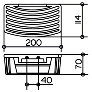 Мыльница для ванной Keuco 24942010100 хром