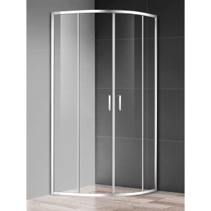 Душевой уголок AQUAme AQM3801F-8 80х80, профиль хром